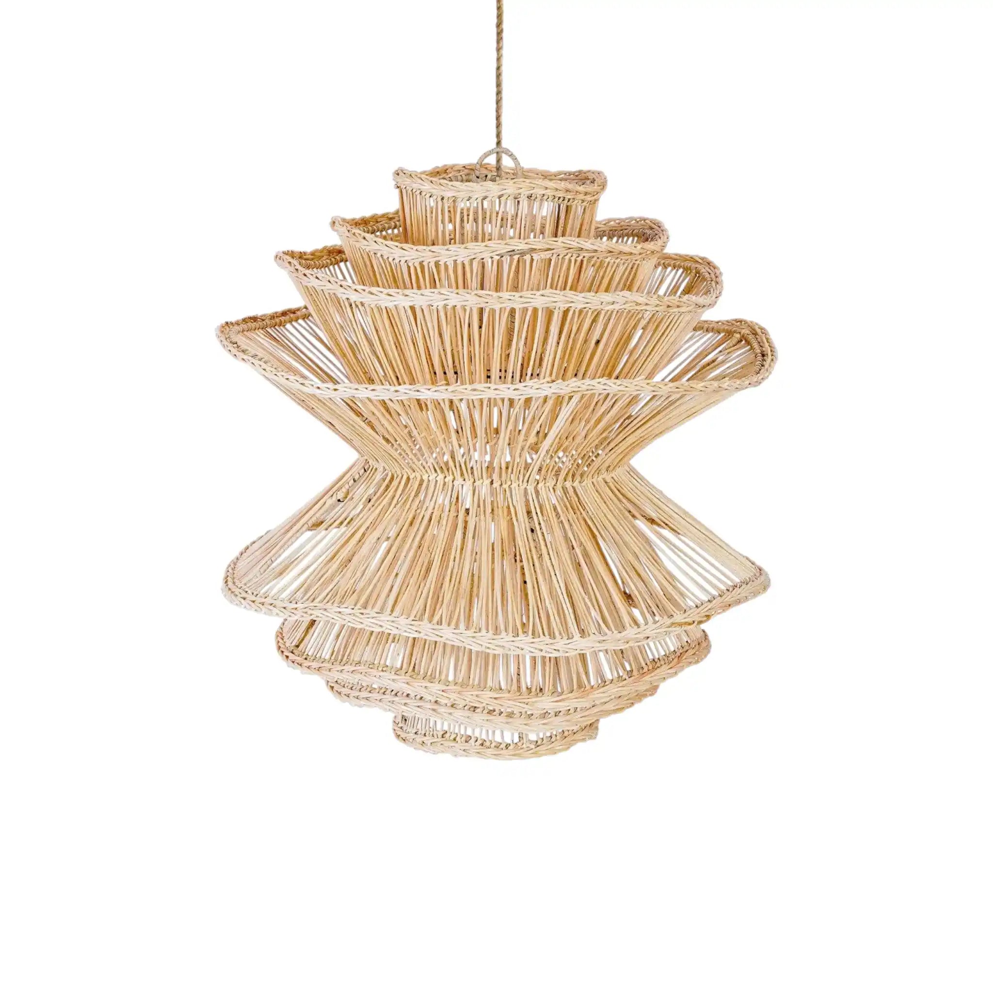 Shiitake Lampada a sospensione in rattan