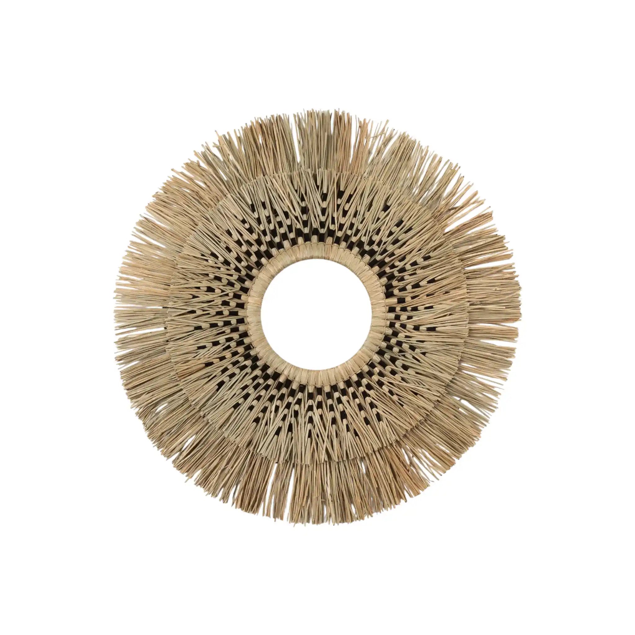 Specchio Havana, colore naturale e nero