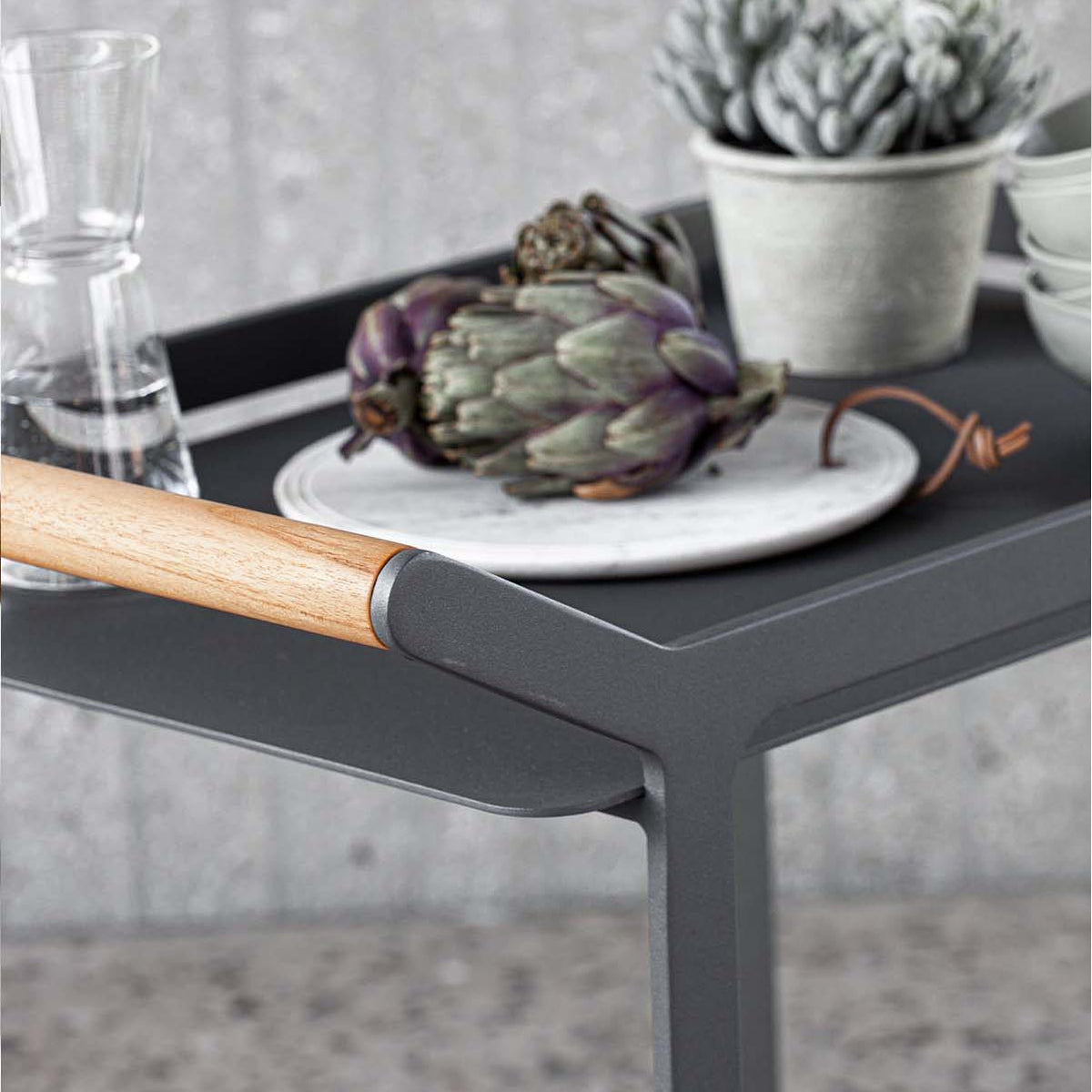 Graphite Terracotta Service Tables and Trolleys | CLOTO® Italy – Shop online Cloto