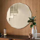 Specchio pandora in cristallo bronzato